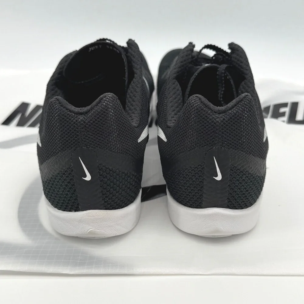 Nike Zoom Rival Track & Field Distance Black White Spikes DC8725-001 Men's Sz 10